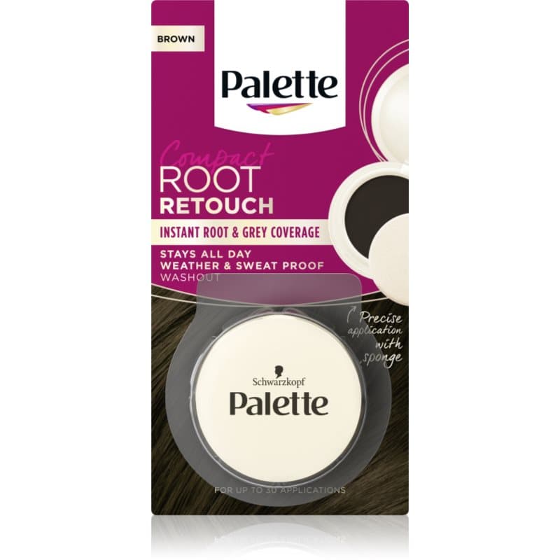 Palette Compact Root Retouch korektor do odrostów i siwych włosów z pudrowym efektem odcień Brown