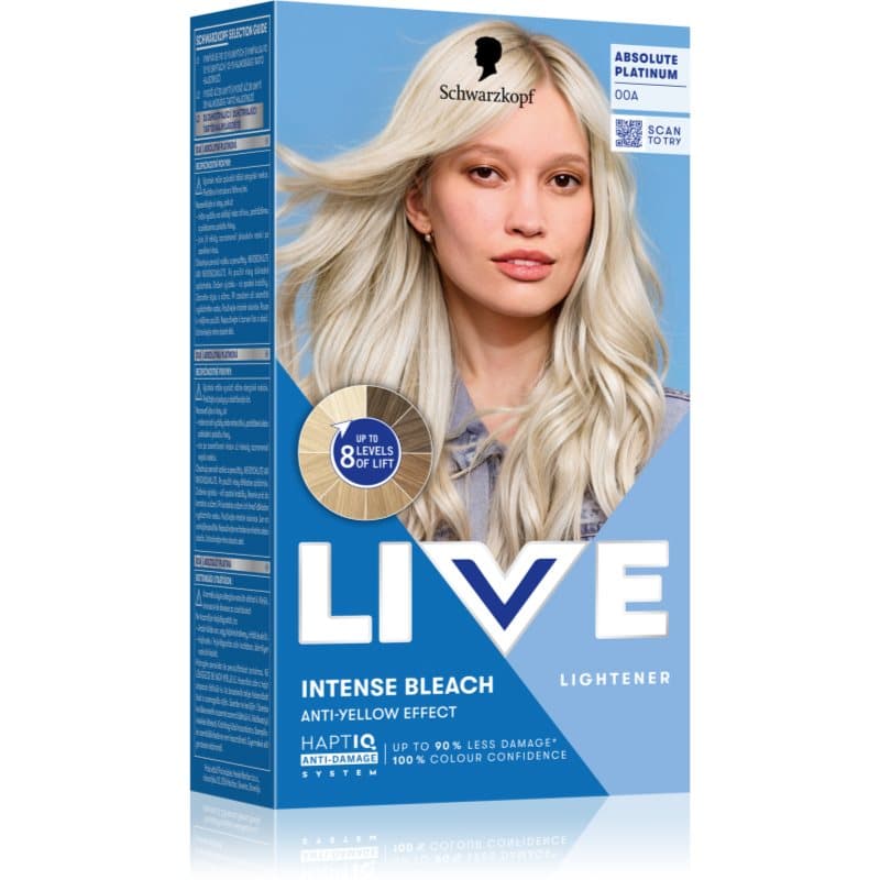 LIVE Intense Bleach dekoloryzator do włosów 00A Absolute Platinum