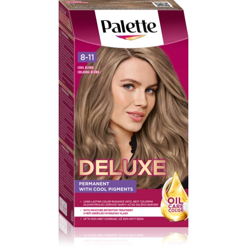 Palette Deluxe trwała farba do włosów odcień 8-11 Cool Blonde