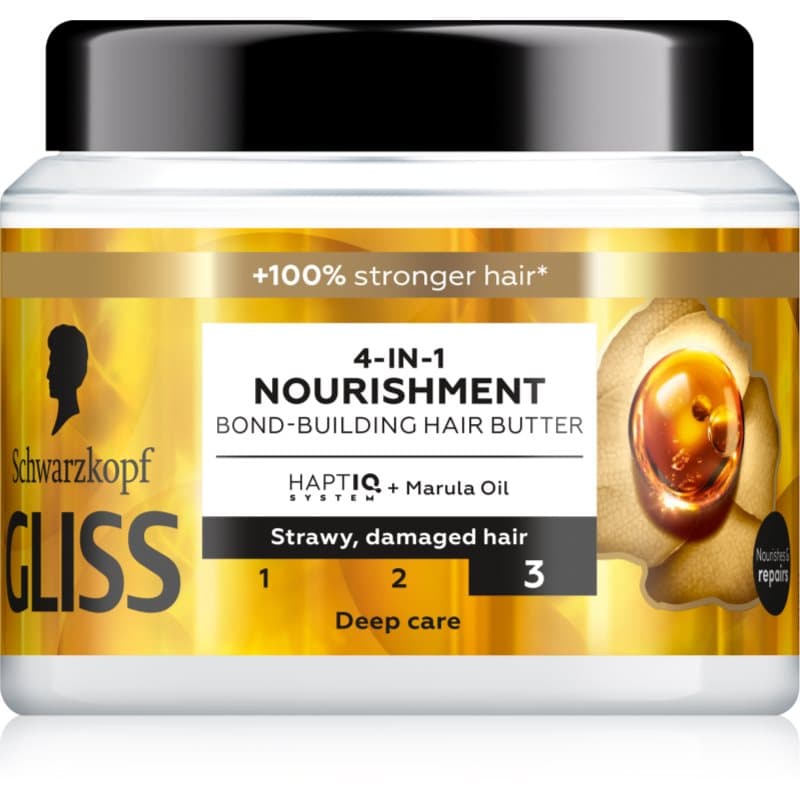 Gliss Oil Nutritive intensywnie odżywcza maska do włosów zniszczonych