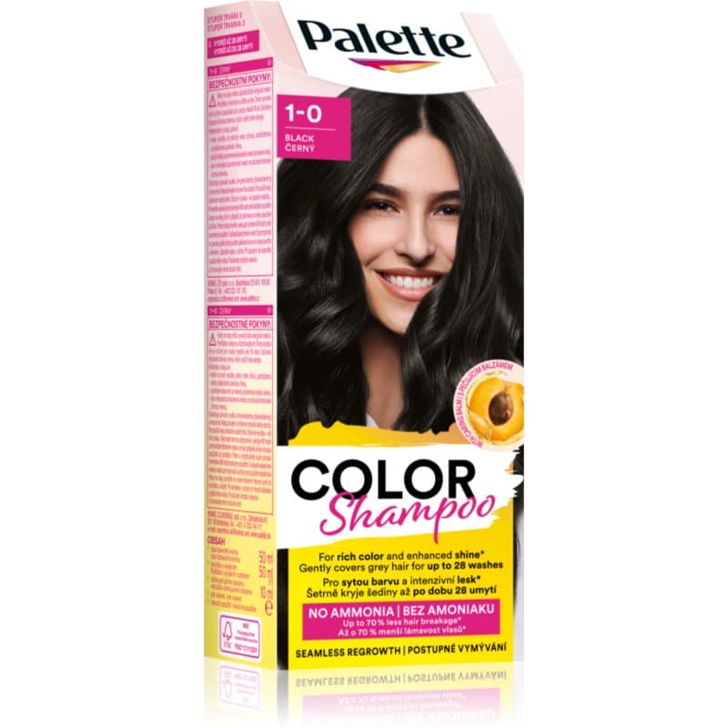 Palette Color Shampoo szampon tonujący odcień 1-0 (113) Black