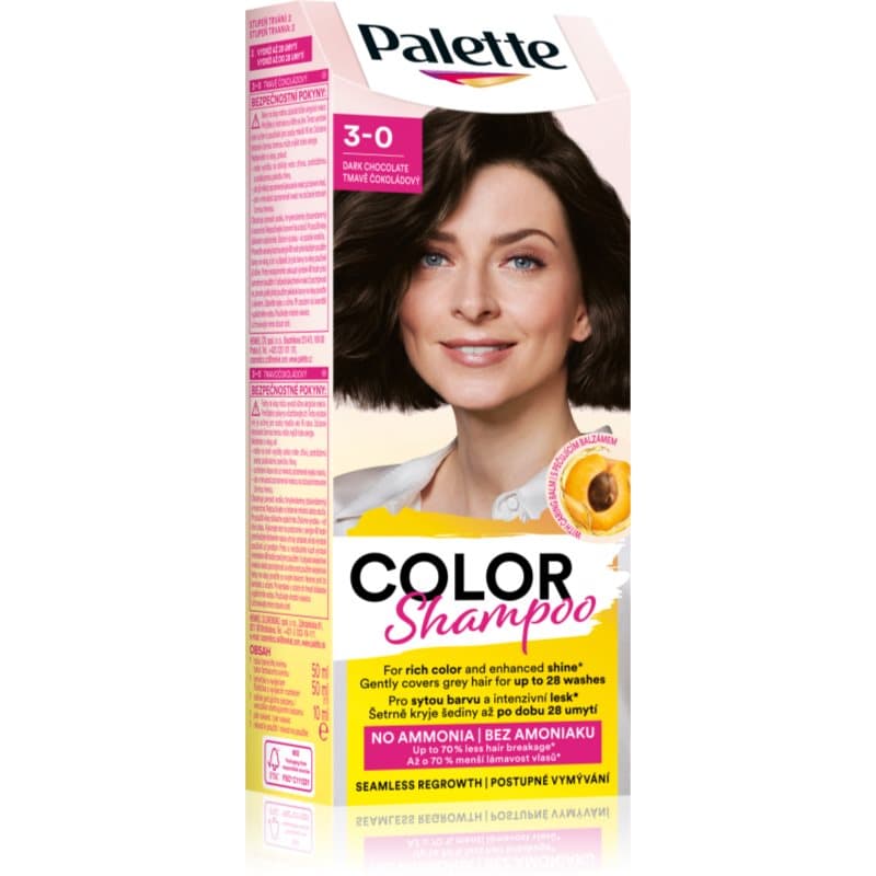 Palette Color Shampoo szampon tonujący odcień 3-0 Dark Chocolate