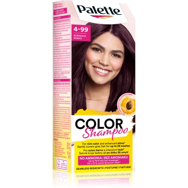 Palette Color Shampoo szampon tonujący odcień 4-99 Bordeaux