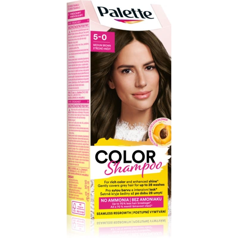 Palette Color Shampoo szampon tonujący odcień 5-0 Medium Brown