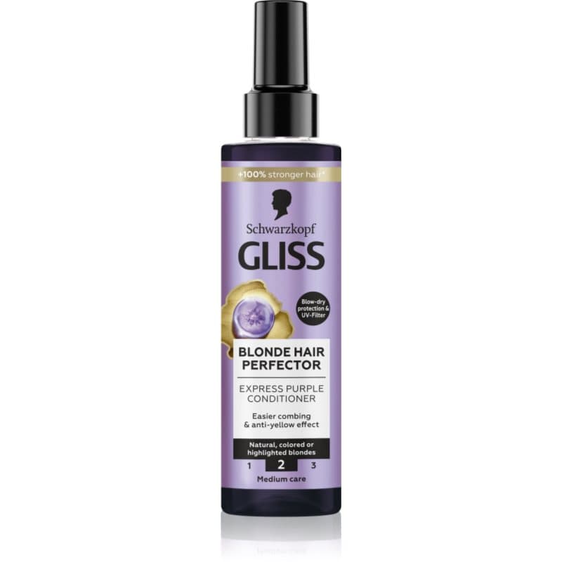 Gliss Blonde Hair Perfector odżywka bez spłukiwania neutralizująca żółtawe odcienie