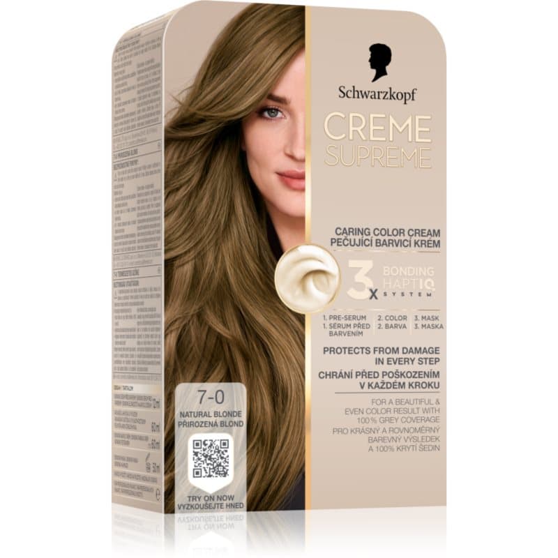 Creme Supreme trwała farba do włosów odcień 7-0 Natural Blonde