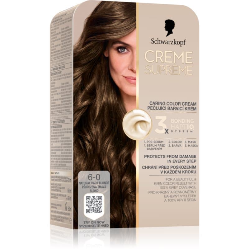 Creme Supreme trwała farba do włosów odcień 6-0 Natural Dark Blonde