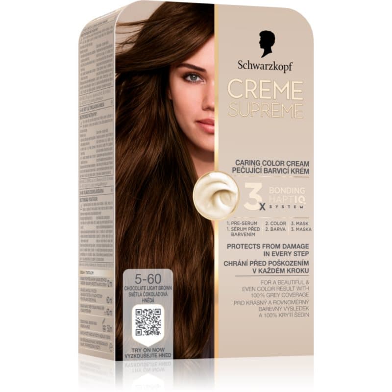 Creme Supreme trwała farba do włosów odcień 5-60 Chocolate Light Brown