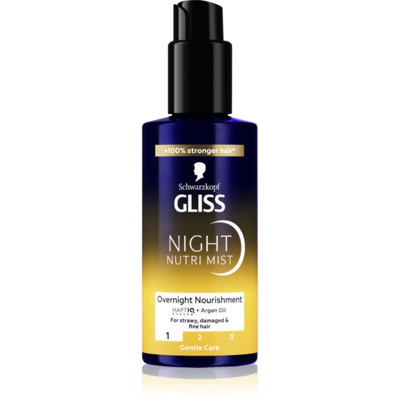 Gliss Oil Nutritive spray do włosów na noc Night Nutri Mist