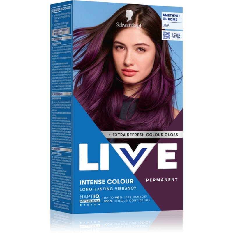 LIVE Intense Colour trwała farba do włosów odcień U69 Amethyst Chrome