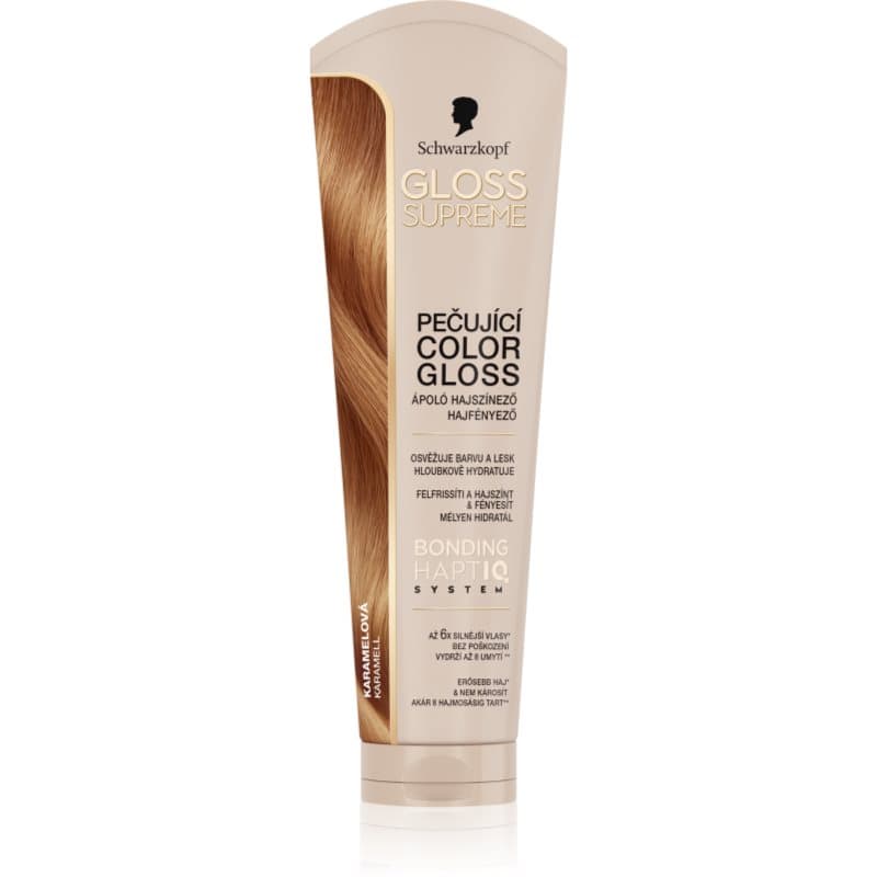 Creme Supreme Gloss maska koloryzująca nawilżający i dodający blasku odcień Caramel Brown