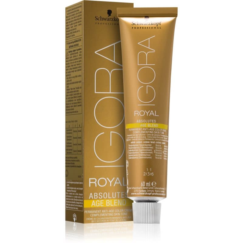 IGORA Royal Absolutes Age Blend farba do włosów odcień 8-140 Light Blonde Cendré Beige Natural