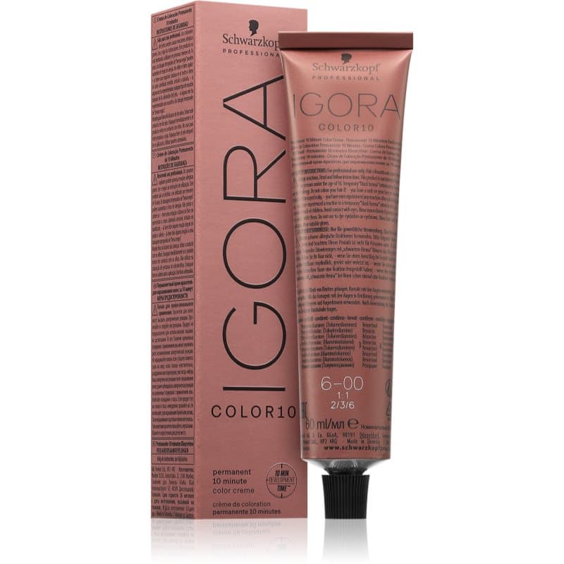 IGORA Color 10 trwała farba do włosów odcień 6-00 Dark Blonde Natural Extra