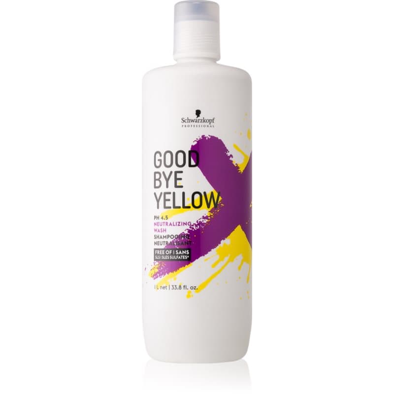 Goodbye Yellow szampon neutralizujący żółte odcienie do włosów farbowanych i po balejażu