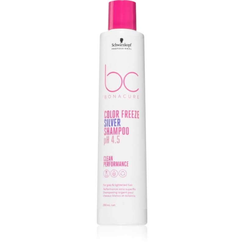 BC Bonacure Color Freeze Silver szampon srebrny do włosów blond i z balejażem