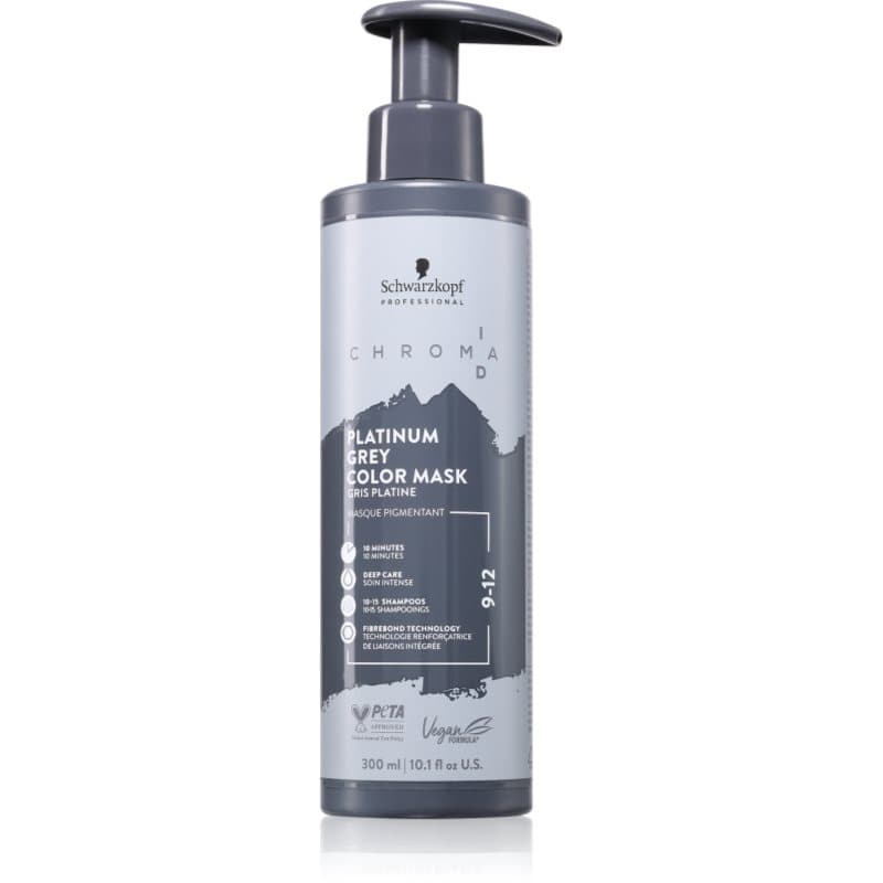 Chroma ID Color Mask maska intensywnie koloryzująca do włosów odcień 9-12 Platinum Grey