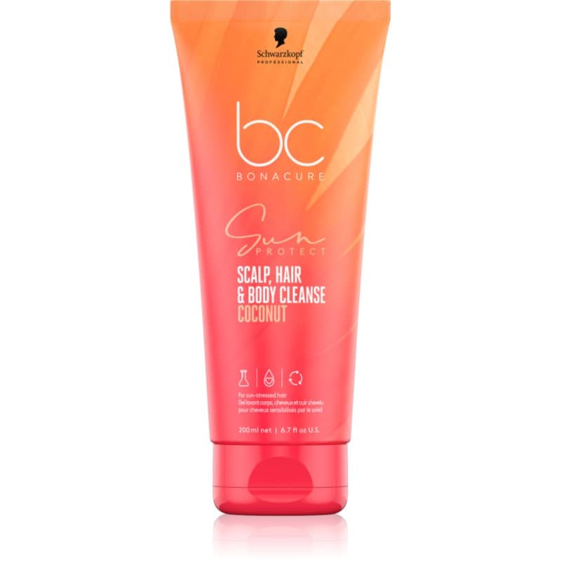 BC Bonacure Sun Protect Scalp, Hair & Body Cleanse żel pod prysznic 2 w 1