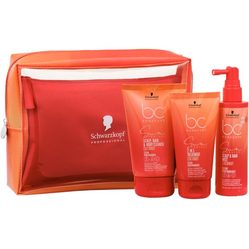 BC Bonacure Sun Protect Sun Bag zestaw podróżny do włosów narażonych na szkodliwe działanie promieni słonecznych