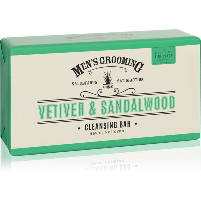 Men’s Grooming Vetiver & Sandalwood mydło oczyszczające w kostce dla mężczyzn
