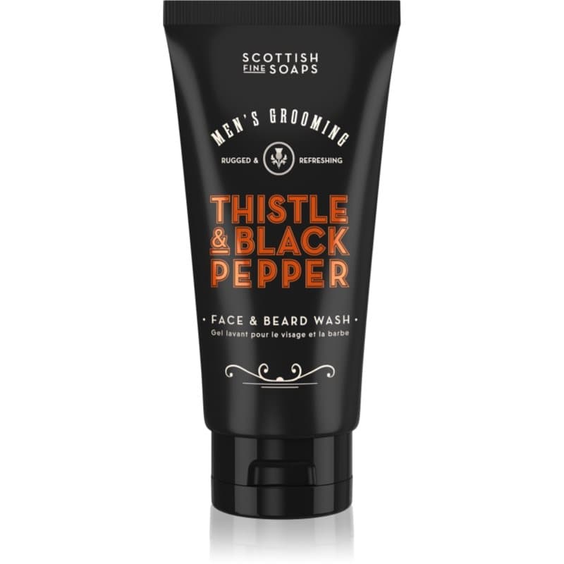 Thistle & Black Pepper żel do mycia do twarzy i zarostu