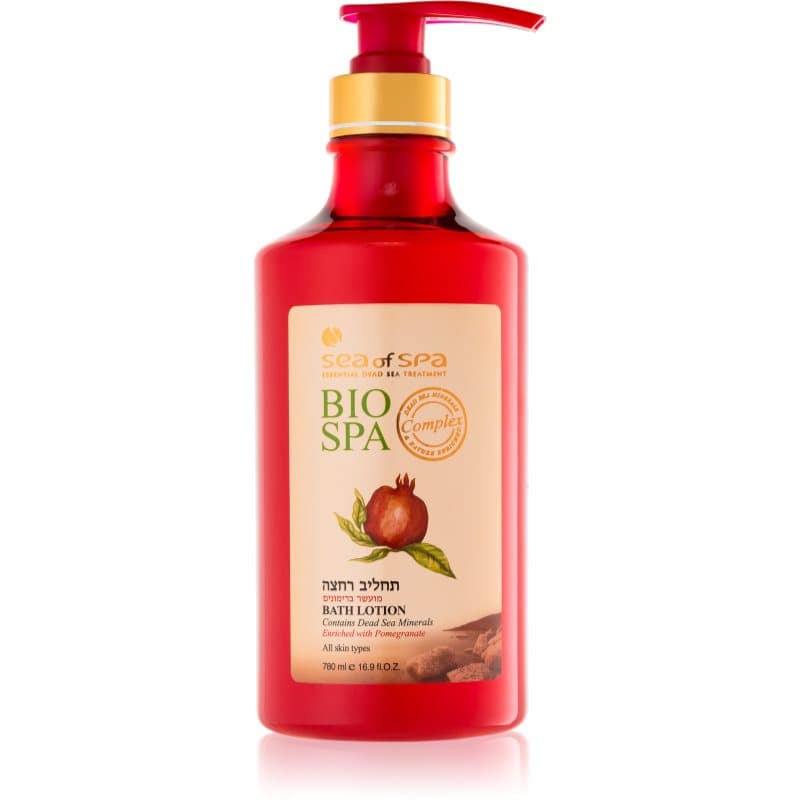 Bio Spa Pomegranate krem pod prysznic i do kąpieli z minerałami z Morza Martwego z zapachem Pomegranate
