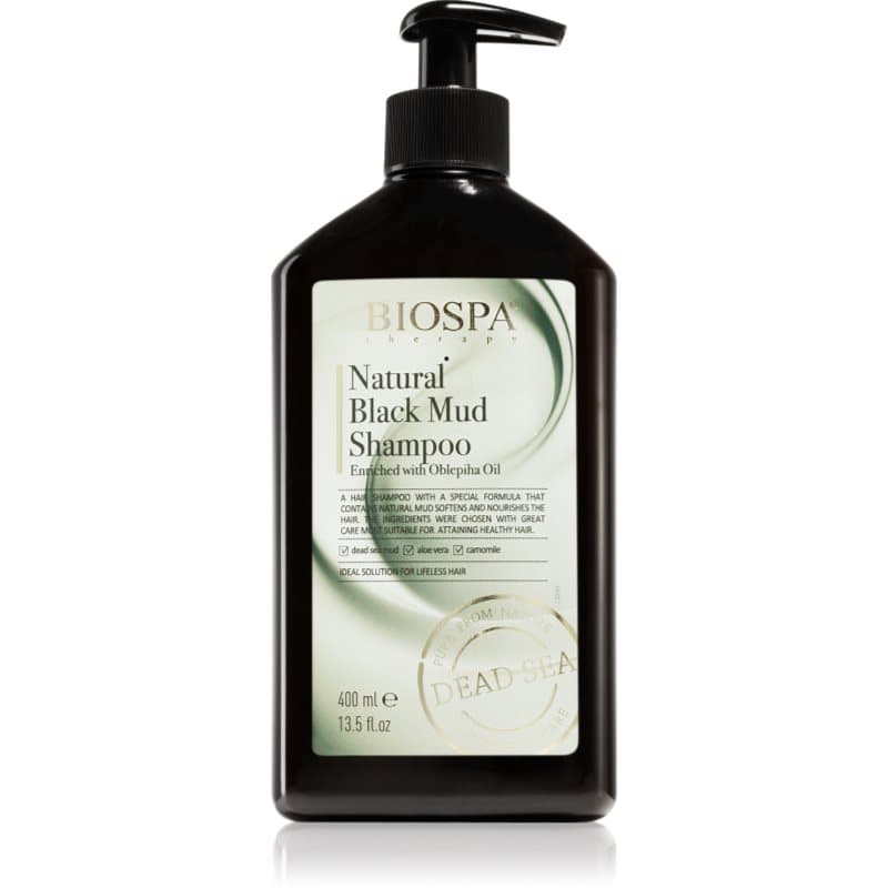 Bio Spa Natural Black Mud szampon odżywczy do włosów zmęczonych