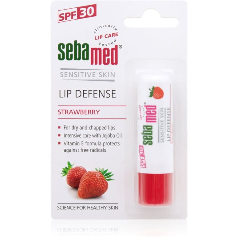 Sensitive Skin Lip Defense balsam ochronny do ust SPF 30 Strawberry
