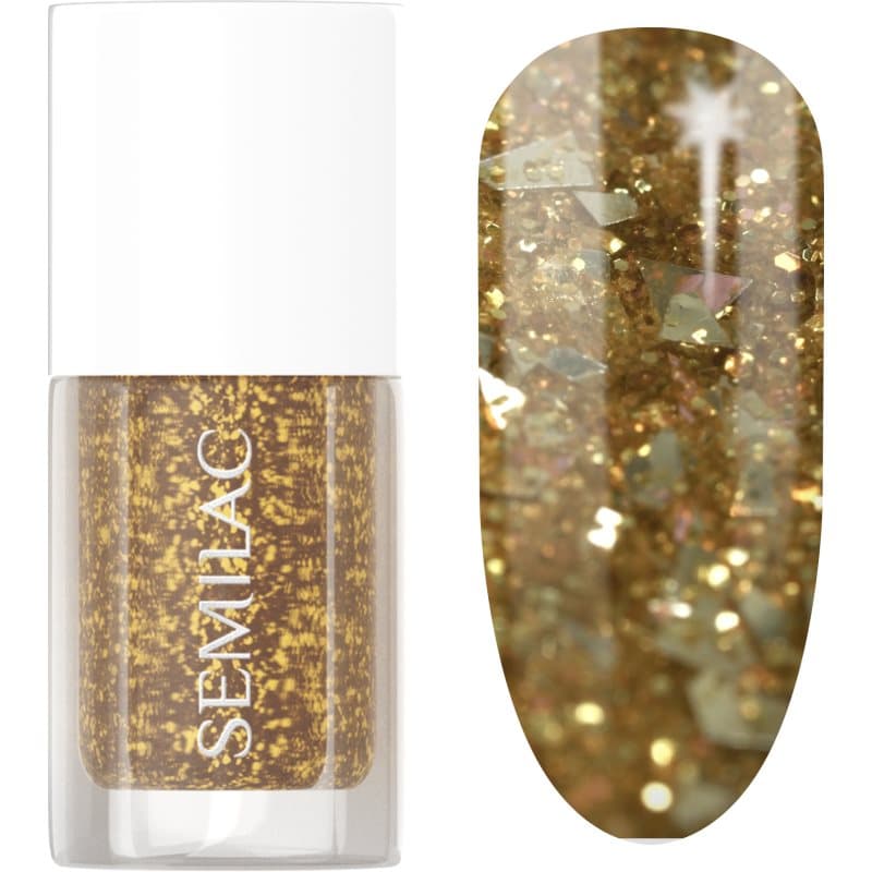 Glitter Nails błyszczący lakier do paznokci odcień 042 Flakes of Gold