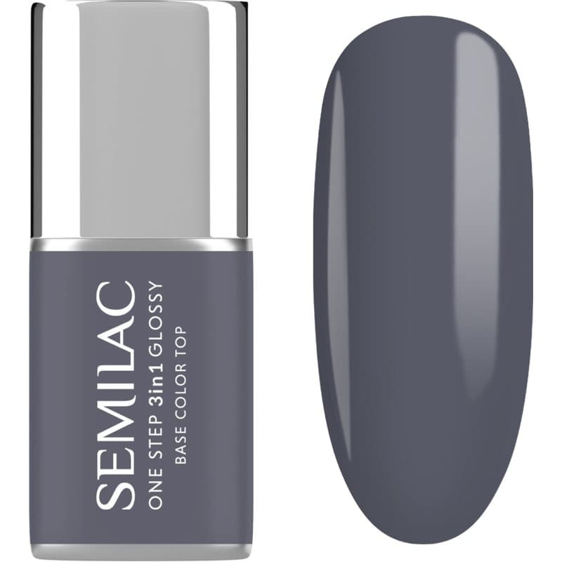 One Step 3in1 Glossy lakier hybrydowy do paznokci odcień 185 Stone Grey