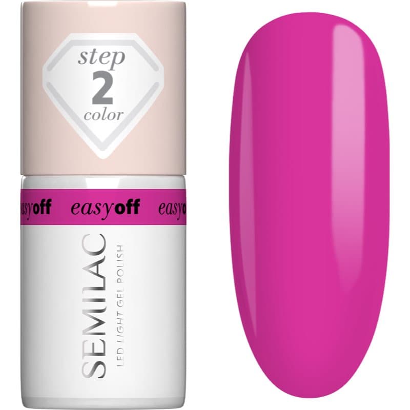 Easy Off Step 2 hybrydowy lakier do paznokci z użyciem lampy UV / LED odcień Magenta Crush