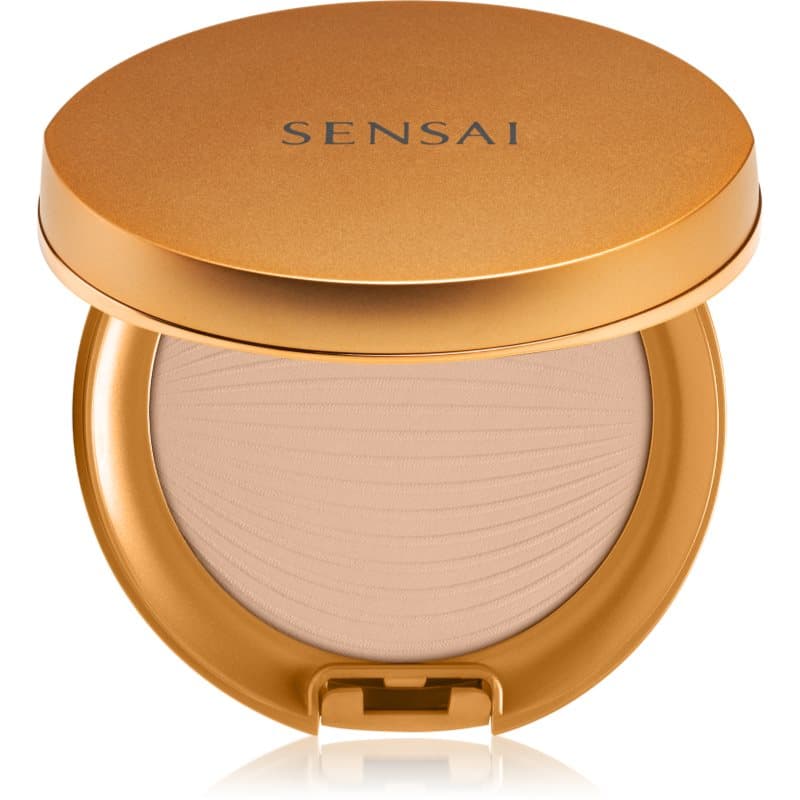 Silky Bronze Natural Veil Compact kompaktowy podkład pudrowy dla efektu rozjaśnienia i wygładzenia skóry odcień SC02 Natural