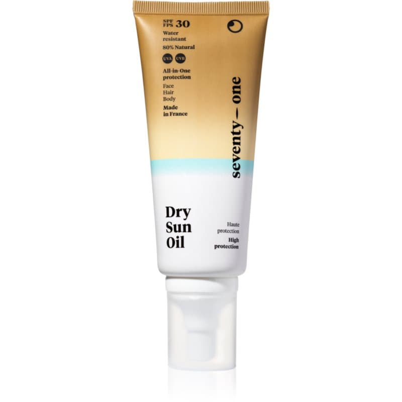 Dry Sun Oil SPF30 ochronny suchy olejek do opalania do twarzy, ciała i włosów SPF 30
