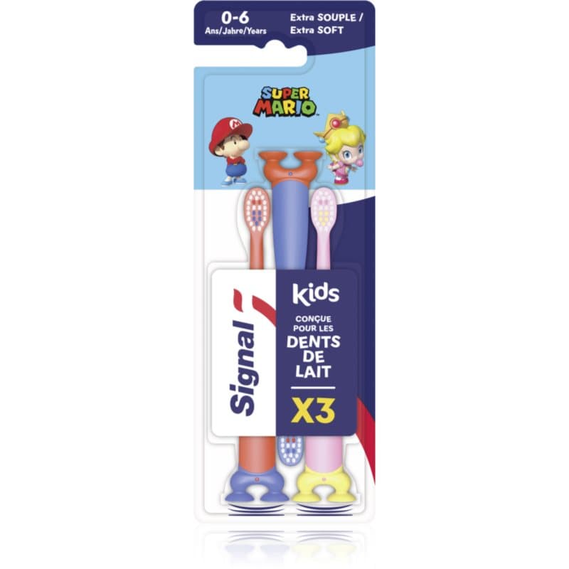 Super Mario szczoteczka do zębów dla dzieci soft 0-6/2-6