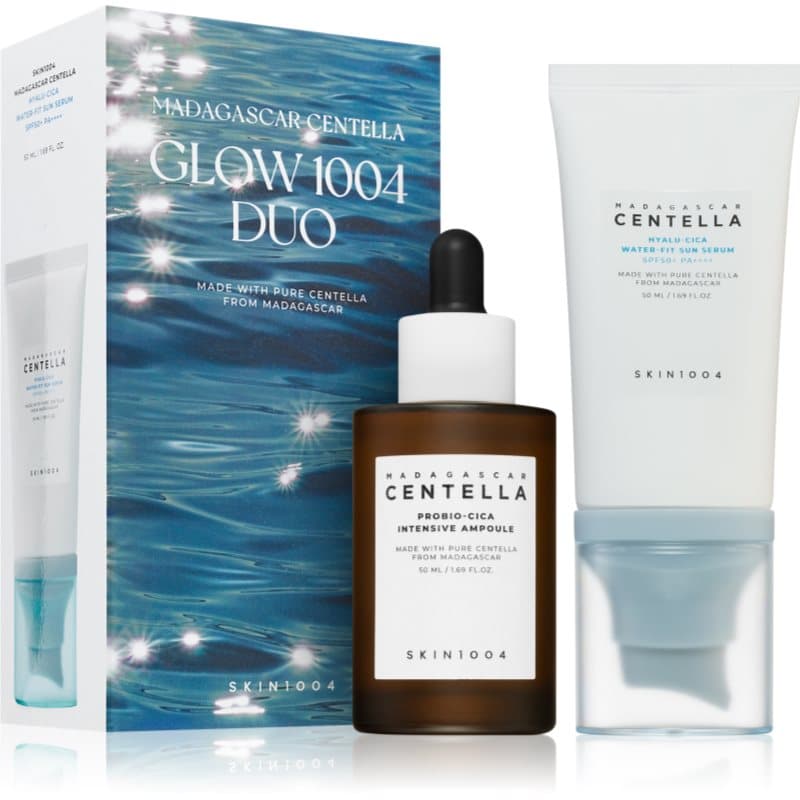 Madagascar Centella Glow 1004 Duo zestaw upominkowy z efektem rozświetlającym