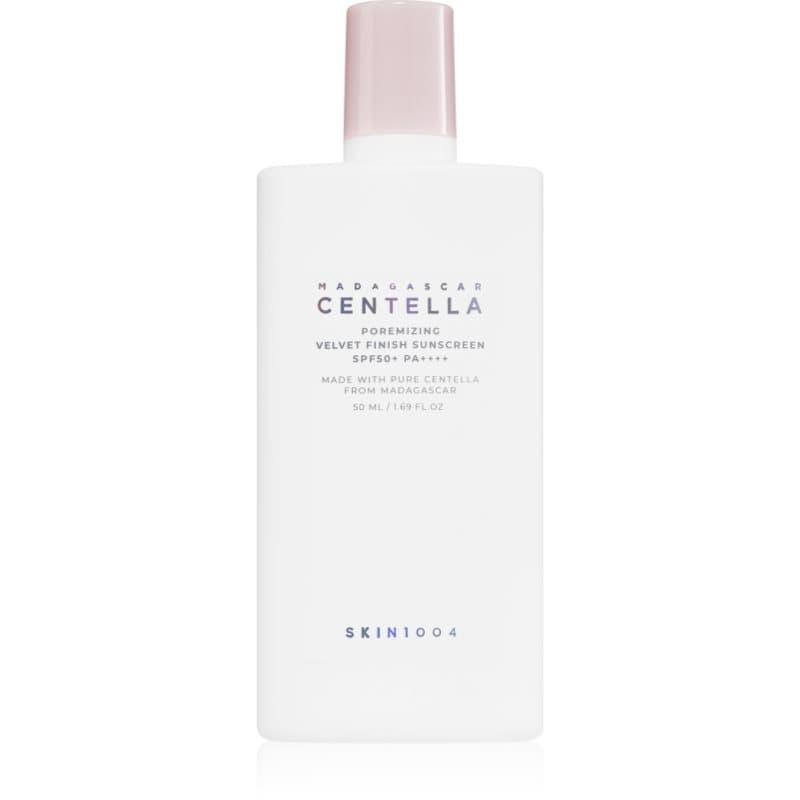 Madagascar Centella Poremizing Velvet Finish Sunscreen krem do opalania twarzy do skóry tłustej SPF 50+