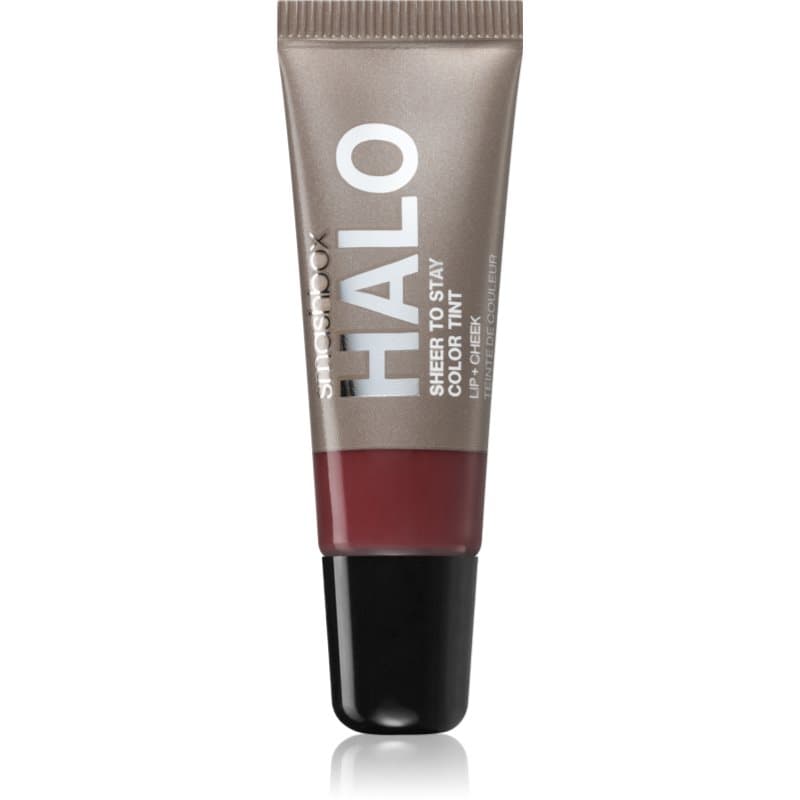 Halo Sheer To Stay Color Tints róż w płynie i błyszczyk do ust odcień Pomegranate