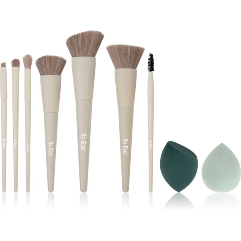 Exclusive Brush & Sponge Set Complexion Sponge zestaw pędzli