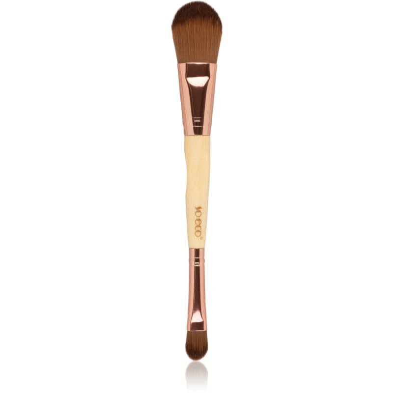Foundation & Concealer Duo pędzel do podkładu i korektora dwustronny