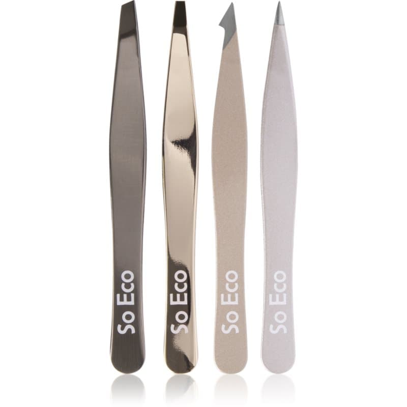 Tweezer Set Rose Gold zestaw pęset