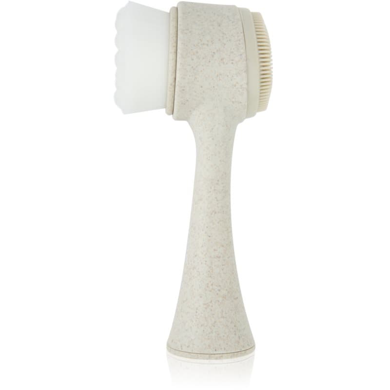 Facial Cleansing Brush dwustronna szczoteczka do mycia twarzy z kompostowalnym uchwytem