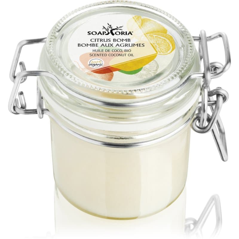 Citrus Bomb Scented Coconut Oil olej kokosowy bio do twarzy i ciała