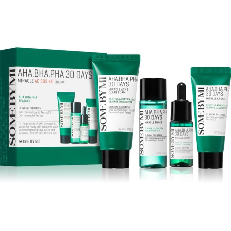 AHA∙BHA∙PHA 30 Days Miracle AC SOS Kit zestaw upominkowy przeciw trądzikowi