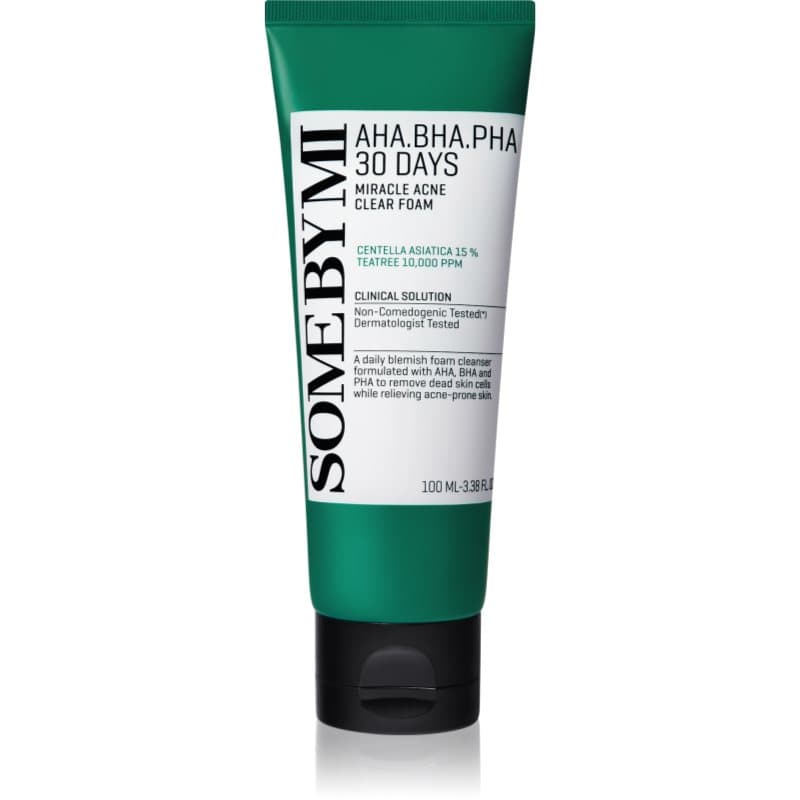 AHA∙BHA∙PHA 30 Days Miracle Acne Clear Foam pianka dogłębnie oczyszczająca do skóry z problemami