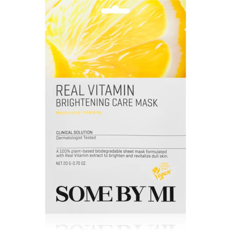 Clinical Solution Vitamin Brightening Care Mask maska rozświetlająca w płacie o działaniu przeciwutleniającym