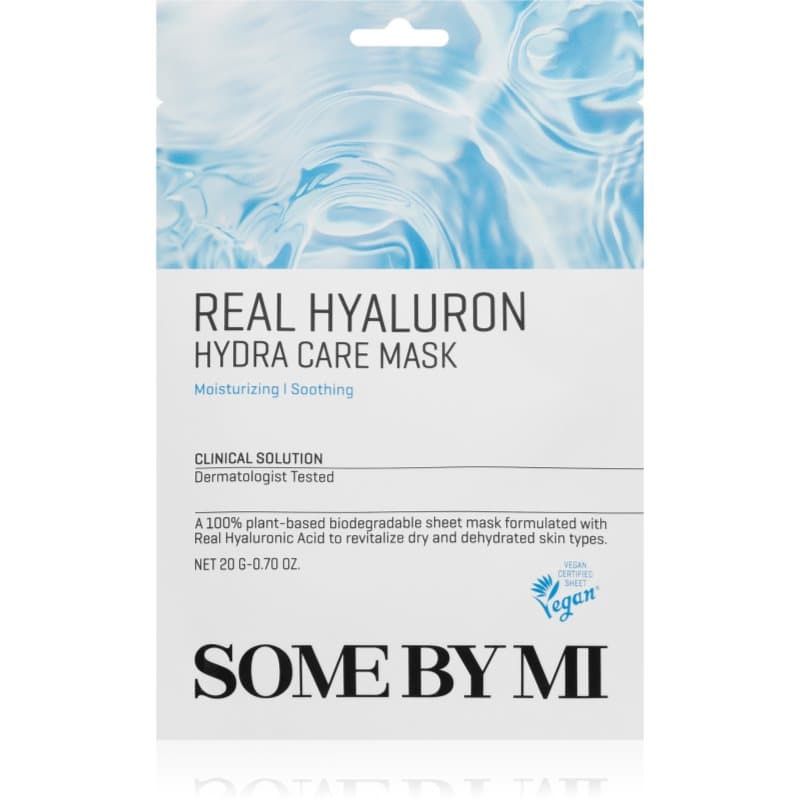 Clinical Solution Hyaluron Hydra Care Mask maska nawilżająca w płacie o działaniu uspokajającym
