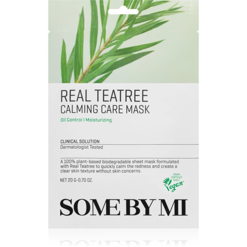 Clinical Solution Teatree Calming Care Mask maska łagodząca w płacie do skóry z problemami