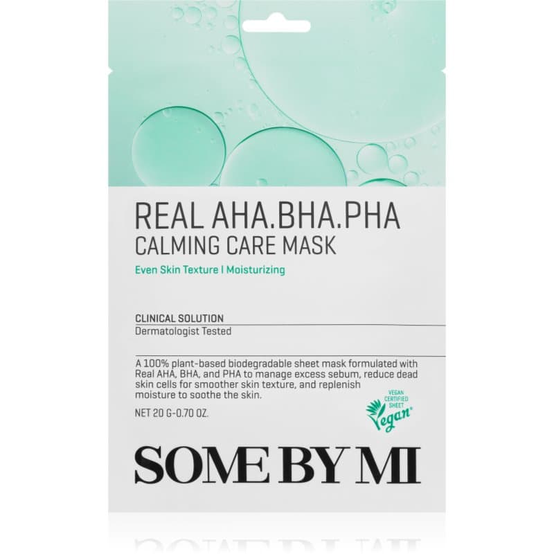 Clinical Solution AHA∙BHA∙PHA Calming Care Mask maska łagodząca w płacie do skóry problemowej