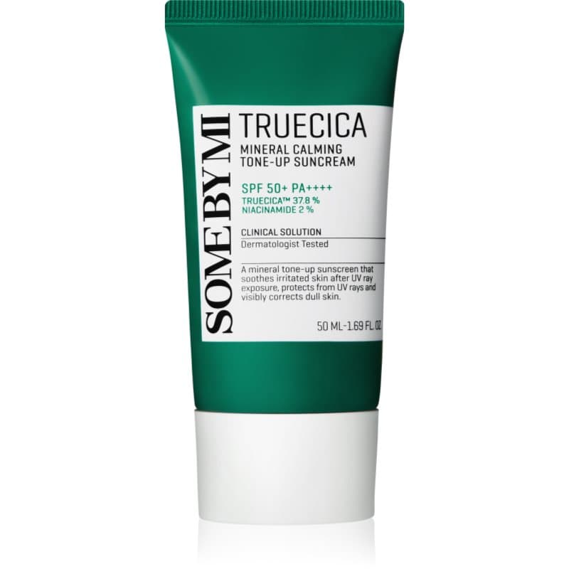 Truecica Mineral Calming Tone-up Suncream łagodzący krem ochronny SPF 50+
