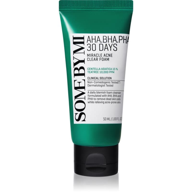AHA∙BHA∙PHA 30 Days Miracle Acne Clear Foam pianka dogłębnie oczyszczająca do skóry z problemami