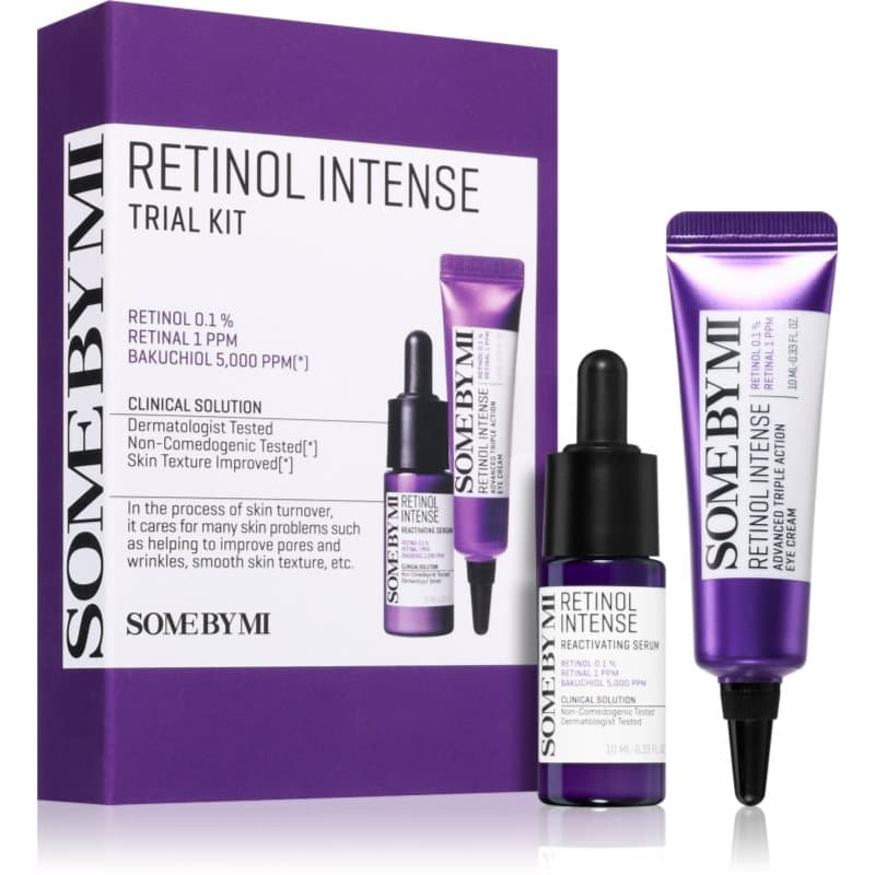 Retinol Intense Trial Kit zestaw podróżny dla efektu rozjaśnienia i wygładzenia skóry